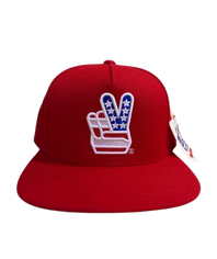 Vincistar American Flag Victory Cap - Red